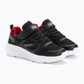 SKECHERS Go Run Elevate scarpe da bambino nero/rosso 4