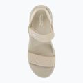 SKECHERS Go Walk Arch Fit Sandal Donna beige lucido 6