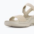 SKECHERS Go Walk Arch Fit Sandal Donna beige lucido 8