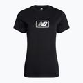 Maglia di cotone New Balance Essentials da donna, nero 4