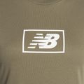 Maglia di cotone New Balance Essentials da donna, verde 6