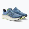 New Balance Fresh Foam X More v4 scarpe da corsa da uomo blu mercurio 4