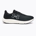 Under Armour Charged Pursuit 3 Big Logo nero/nero/bianco scarpe da corsa da uomo 2