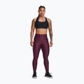 Leggings da allenamento Under Armour da donna HG Armour HiRise marrone scuro/nero 2