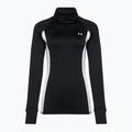 Felpa Under Armour Train CW Funnel Neck da donna, nero/giallo limone/bianco 4