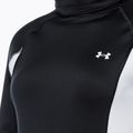 Felpa Under Armour Train CW Funnel Neck da donna, nero/giallo limone/bianco 6