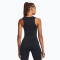 Canotta Under Armour Vanish Seamless nero/bianco da donna per l'allenamento 3