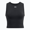 Canotta Under Armour Vanish Seamless nero/bianco da donna per l'allenamento 5