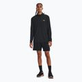 Uomo Under Armour Seamless Stride 1/4 Zip nero/riflettente manica lunga da running 2