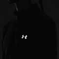 Uomo Under Armour Seamless Stride 1/4 Zip nero/riflettente manica lunga da running 6