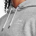 Felpa donna Under Armour Icon Fleece Hoodie mod gray light heather/white 4