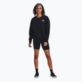 Felpa Under Armour donna Icon Fleece Crew nero/bianco 2