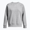 Felpa donna Under Armour Rival Fleece Crew mod gray light heather/white 5