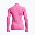 Felpa Under Armour Evolved Core Tech 1/2 Zip donna rosa/bianco ribelle 6