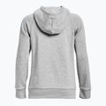 Under Armour felpa donna Rival Fleece Big Logo Hoody mod grigio erica chiara/bianco 6