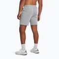 Pantaloncini da allenamento da uomo Under Armour Unstoppable Fleece mod gray/black 3