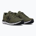 Under Armour Charged Assert 10 Camo marine scarpe da corsa da uomo verde/marino da verde/nero 3