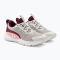 Scarpe da allenamento da donna Under Armour W Dynamic Select white clay/deep red/white 4