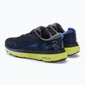 Under Armour Hovr Infinite 5 uomini scarpe da corsa nero / giallo lime / team royal 4