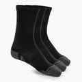 Under Armour Performance Tech Crew calzini 3 paia nero/nero/grigio