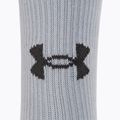 Under Armour Performance Tech Crew calzini 3 paia mod grigio/bianco/grigio 8