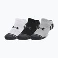 Under Armour Performance Tech NS calze 3 paia mod grigio/bianco/grigio