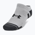 Under Armour Performance Tech NS calze 3 paia mod grigio/bianco/grigio 2