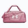 Borsa Under Armour Undeniable 5.0 Duffle M 58 l rosa elisir/bianco