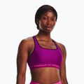 Reggiseno fitness Under Armour Crossback Mid mystic magenta/ silver pink