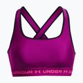 Reggiseno fitness Under Armour Crossback Mid mystic magenta/ silver pink 5