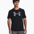 Maglietta Under Armour Big Logo Fill uomo nero/grigio campo/grigio alo