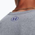 Maglietta Under Armour Big Logo da uomo Fill steel light heather/nero/royal 4