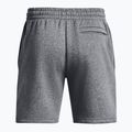 Pantaloncini Under Armour Icon Fleece Pitch uomo grigio medio erica/bianco 6