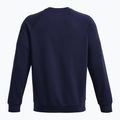 Felpa Under Armour Rival Fleece Crew da uomo, colore blu notte/bianco 6