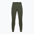 Under Armour Rival Fleece Joggers da uomo in verde/bianco 4