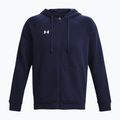 Felpa da allenamento Under Armour Rival Fleece FZ mezzanotte marina/bianca da uomo 5
