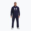 Felpa Under Armour Rival Fleece Logo HD da uomo, colore blu notte/bianco 2