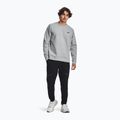 Felpa da uomo Under Armour Unstoppable Fleece Crew mod gray/black 2