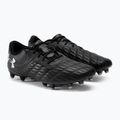 Under Armour Magnetico Select 3.0 FG scarpe da calcio nero/argento metallico 4