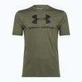 Maglietta Under Armour Sportstyle Logo Uomo verde/nero 4