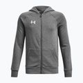 Felpa per bambini Under Armour Rival Fleece FZ Hoodie grey