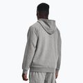 Felpa con cappuccio Under Armour Rival Fleece FZ Uomo castlerock light heather/bianco 3