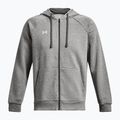 Felpa con cappuccio Under Armour Rival Fleece FZ Uomo castlerock light heather/bianco 5