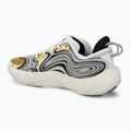 Under Armour Spawn 6 scarpe da basket bianco/nero/oro metallizzato 3