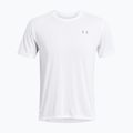 Maglietta da corsa Under Armour Streaker Splatter bianca/bianca/riflettente da uomo 4