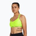 Reggiseno fitness Under Armour Crossback Low giallo alto/giallo alto/nero