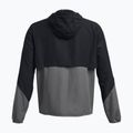 Under Armour Legacy Windbreaker, giacca da allenamento da uomo, nero/castello/castello 5