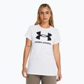 Maglietta Under Armour Rival Logo donna bianco/nero