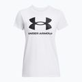 Maglietta Under Armour Rival Logo donna bianco/nero 3