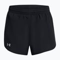 Pantaloncini da corsa Under Armour Fly By 2in1 donna nero/nero/riflettente 5